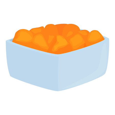 Nugget box icon cartoon vector. Fast food. Hot lunchのイラスト素材