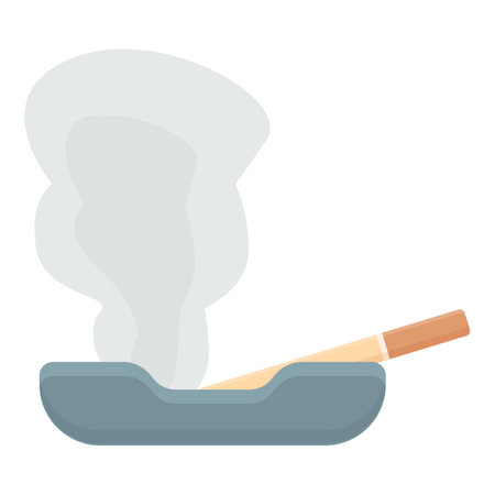 Smoking icon cartoon vector. Sleep disorder. Stress healthのイラスト素材