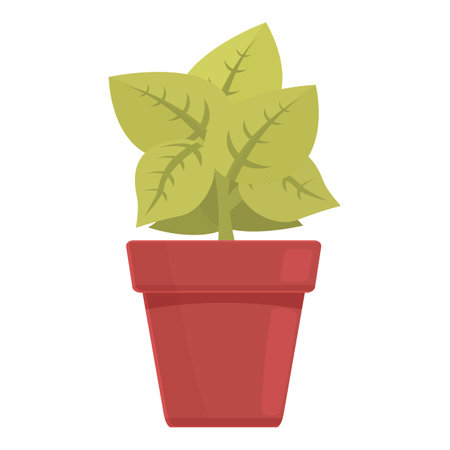 Window garden icon cartoon vector. Summer home. Season stemのイラスト素材