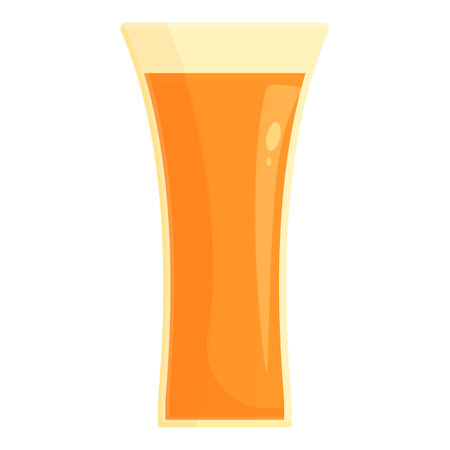 Menu glass juice icon cartoon vector. Carrot splash. Health dietのイラスト素材