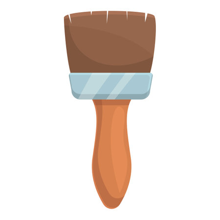 Art brush paint icon cartoon vector. Studio workshop. Education schoolのイラスト素材