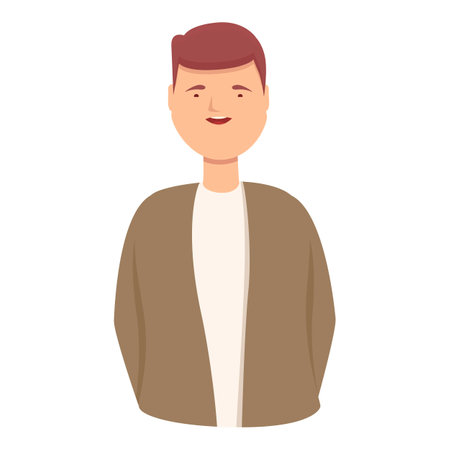 Syndrome down student icon cartoon vector. Child day. International disabilityのイラスト素材