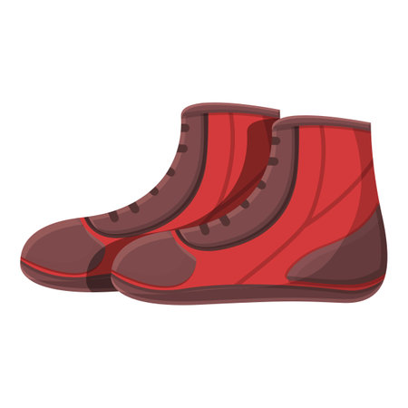 Sport shoes icon cartoon vector. Boxing equipment. Champion boxのイラスト素材