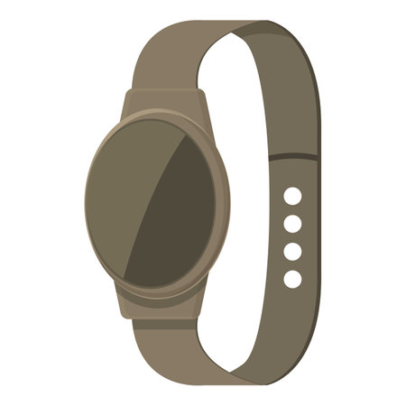 Sport pedometer icon cartoon vector. App smart tracker. Step deviceのイラスト素材