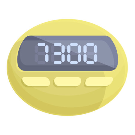 Digital device icon cartoon vector. Wrist screen. Watch exerciseのイラスト素材