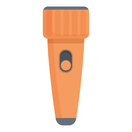 Extreme tourism flashlight icon cartoon vector. Summer activity. Adventure sportのイラスト素材