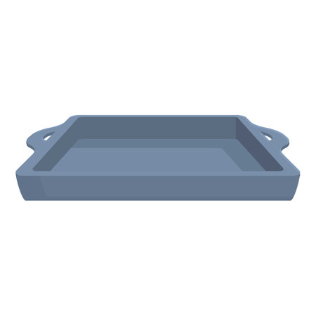 Metal bakeware icon cartoon vector. Cooking pan. Cook bakingのイラスト素材