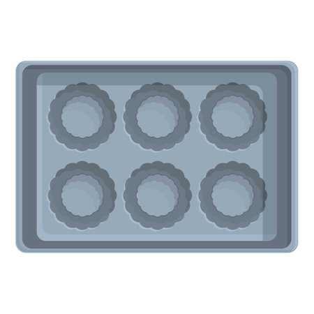 Cupcake form icon cartoon vector. Food tray. Cook cakeのイラスト素材