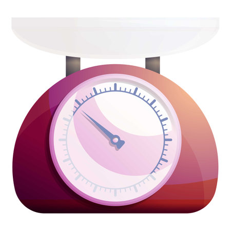 Metal scales icon. Cartoon of metal scales  icon for web design isolated on white backgroundの写真素材