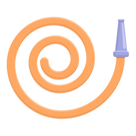 Fireman hose icon cartoon vector. Fire work. Person safetyのイラスト素材