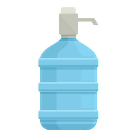 Home water pump icon cartoon vector. Service delivery. Office jobのイラスト素材
