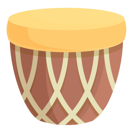Bedouin drums icon cartoon vector. Camp desert. Arab houseのイラスト素材