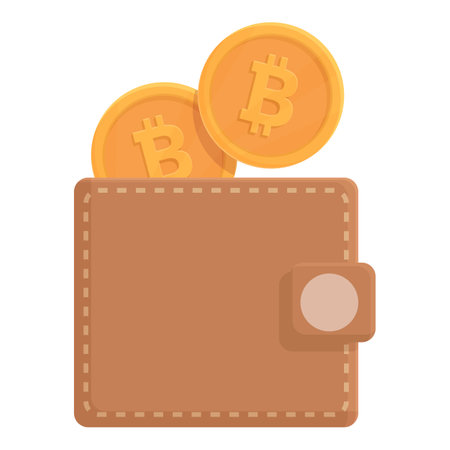 Bitcoin pay icon cartoon vector. Payment app. Cash appのイラスト素材