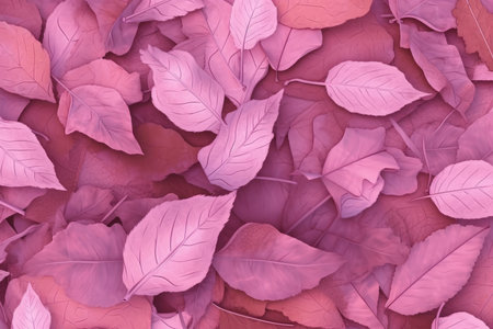 Texture map pink leaves. summer fashion plant. Generate AIの素材