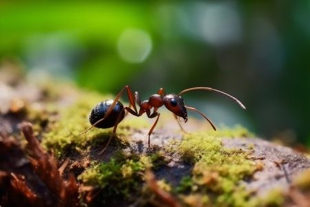 wild ant search food. nature insect. Generate AIの素材