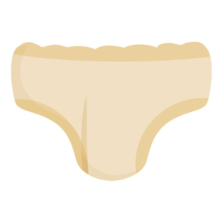 Care underwear icon cartoon vector. Adult diaper. Fabric shapeのイラスト素材
