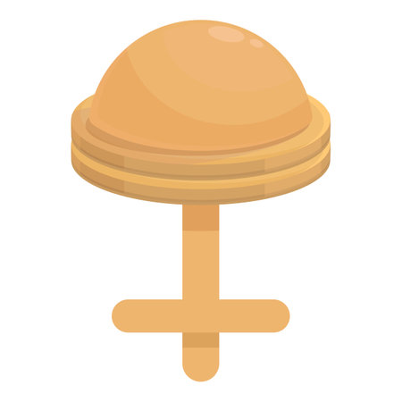 Gem cufflink icon cartoon vector. Fashion elegance. Silver styleのイラスト素材