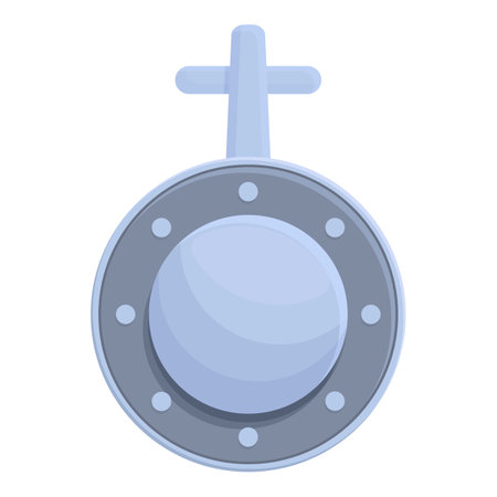 Modern link icon cartoon vector. Fashion cufflink. Accessory metalのイラスト素材