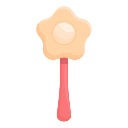 Flower toy icon cartoon vector. Gender party. Little familyのイラスト素材