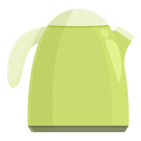 Electric kettle icon cartoon vector. Tableware home. Cook dishのイラスト素材
