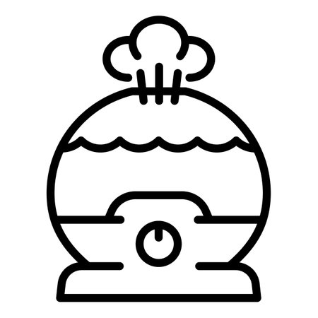 Ionizer humidifier icon. Outline ionizer humidifier icon for web design isolated on white backgroundの写真素材