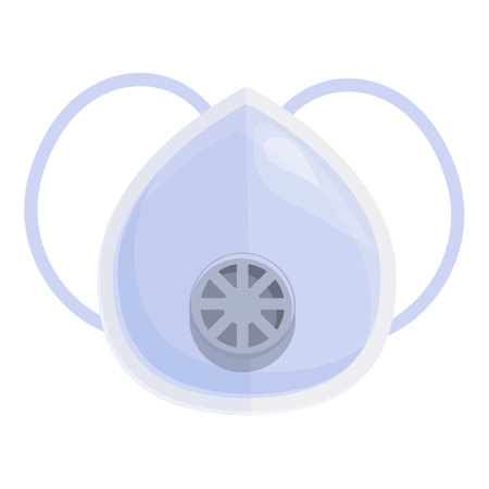 Health face mask icon cartoon . Medical doctor. Virus safetyの写真素材