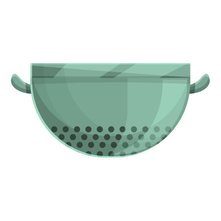 Bakery colander icon cartoon . Pasta sieve. Cook boilの写真素材