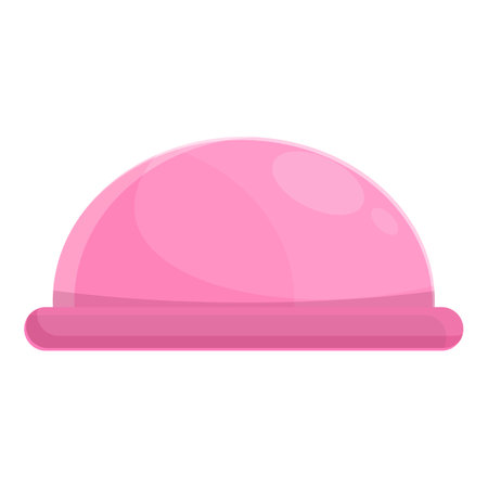 Contraception condom pink icon cartoon . Method pill. Hormonal oralの写真素材