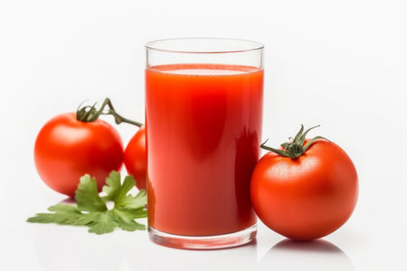 fresh tomato juice. natural food. Generate AIの素材