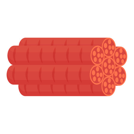 Fiber muscle icon cartoon vector. Strong arm. Body flexのイラスト素材