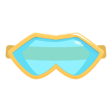 Ocean dive icon cartoon vector. Snorkel mask. Swim waterのイラスト素材