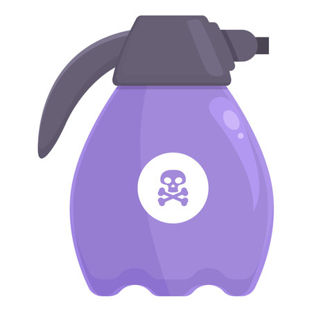 Handle sprayer icon cartoon vector. Pesticide spray. Pest controlのイラスト素材
