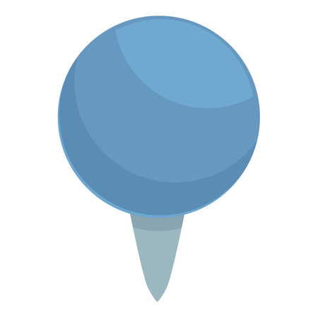 Note pin icon cartoon vector. Push paper. Office clipのイラスト素材