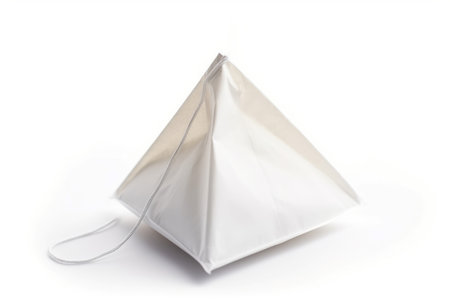 New pyramid tea bag dry. label medicine. Generate AIの素材