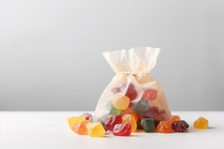 Colorful jelly candies. food party dessert. Generate AIの素材