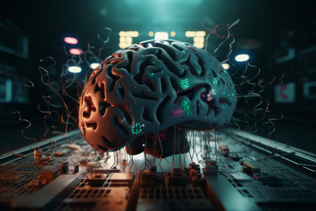 Creativity analysis. science information data. Generate AIの素材