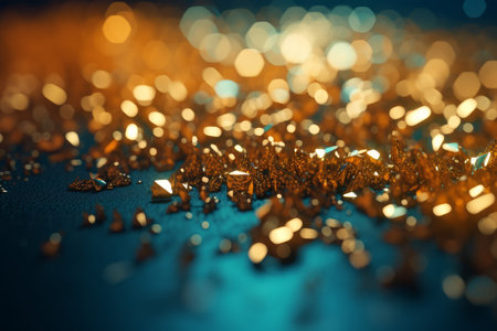 golden abstract background. space design. Generate AIの素材