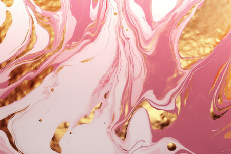 Pink marble abstract. Stone granite luxury. Generate AIの素材
