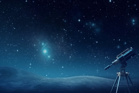 Astronomy day night sky. travel nature. Generate AIの素材