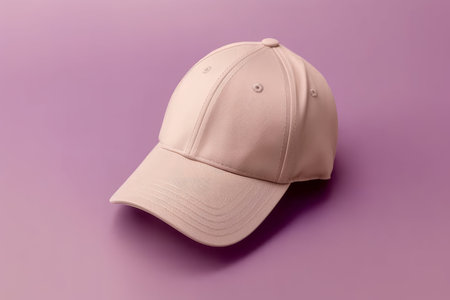 Beige baseball cap. Wear head style. Generate AIの素材