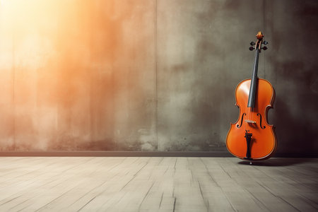 cello background instrument. Art viola classic. Generate AIの素材