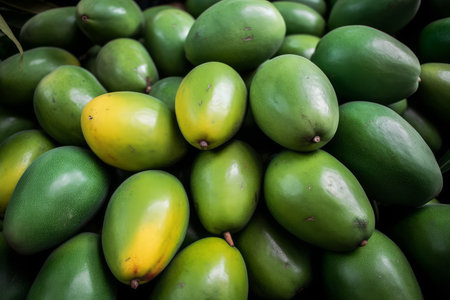 green mangoes. nature health raw. Generate AIの素材