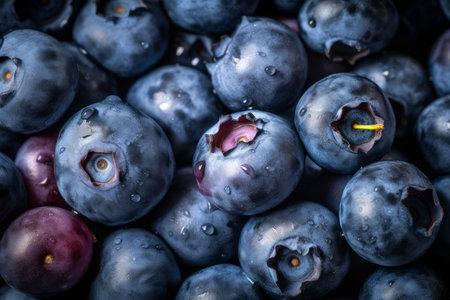 blueberry background berry. jam food. Generate AIの素材