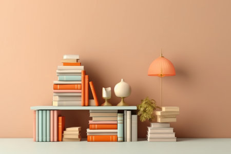 Literacy day mockup. novel globe. Generate AIの素材
