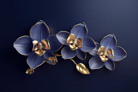 Luxury orchid tropical background. pink romantic. Generate AIの素材