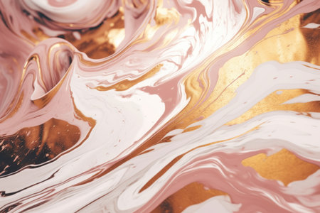 Marble luxury wallpaper. Paint nature design. Generate AIの素材