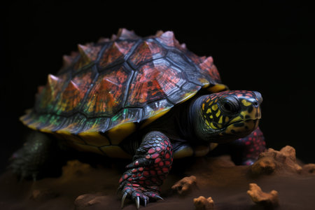 crystal turtle. marine ocean tropical. Generate AIの素材