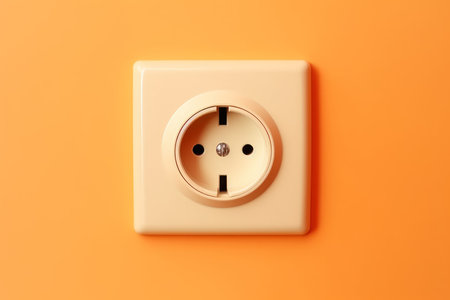 power socket. Wall electrician design. Generate AIの素材
