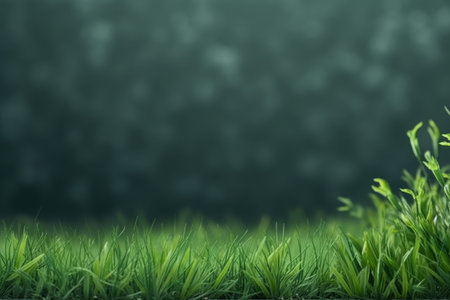 Grass landscape background. land farm. Generate AIの素材