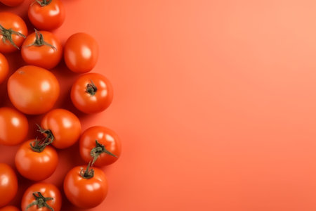 tomato background. Ripe organic food. Generate AIの素材